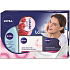 Nivea Pflegende Tagescreme S / C 50 ml + Pflegende Nachtcreme S / C 50 ml + Extrafeiner Augenentferner 125 ml + Labello Himbeer Intensiv Lippenpflege 16,7 g, Kosmetikset