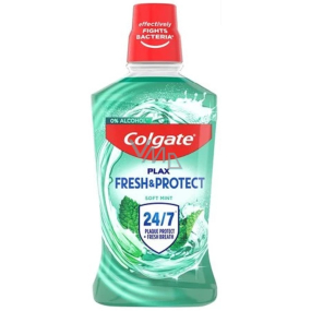 Colgate Plax Fresh & Protect Soft Mint Mundspülung gegen Zahnbelag 500 ml