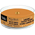 WoodWick Caramel Toasted Sesame - Sesamkekse mit Karamell-Duftkerze mit zierlichem Holzdocht 31 g