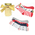 Degen Weihnachtssocken in einer Glasflasche mit einem Ohr für Frauen mischen Motive 1 Paar, Geschenkbox
