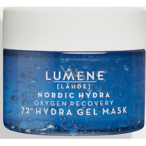 Lumene Lähde Nordic Hydra Sauerstoffrückgewinnung 72H Hydra Gelmaske feuchtigkeitsspendende und oxidierende Kühlgelmaske 150 ml