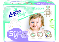 Linteo Baby Premium Junior Kinderwindeln 11 bis 21 kg, 42 St.