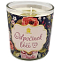 Nekupto Cosy home Rest Kuren Geschenk Duftkerze im Glas 9 x 9,5 cm