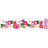 Fensterfolie ohne Kleber Streifen Blumen Nelken 64 x 15 cm