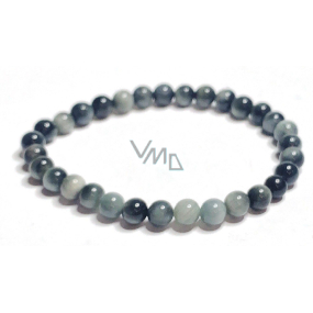 Pietersit / Adlerauge Armband elastischer Naturstein, Kugel 6 mm / 16 - 17 cm, Stein mit stürmischen Elementen Pietersit / Adlerauge Armband elastischer Naturstein, Kugel 6 mm / 16 - 17 cm, Stein mit stürmischen Elementen