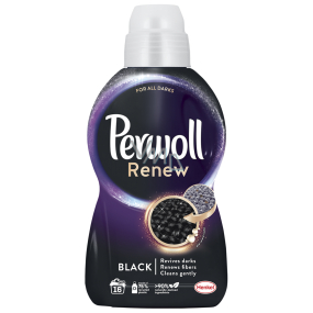 Perwoll Renew Black Waschgel stellt intensive schwarze Farbe wieder her, erneuert die Fasern 16 Dosen 960 ml