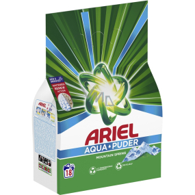 Ariel Aquapuder Mountain Spring Waschpulver für saubere und duftende, fleckenfreie Wäsche 18 Dosen 1,17 kg