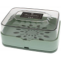 Unihouse Kunststoff Seifenschale mit Deckel 13,5 x 10 x 5 cm verschiedene Farben