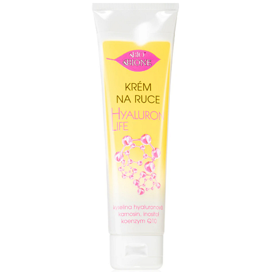 Bione Cosmetics Hyaluron Life hydratační krém na ruce, 100 ml