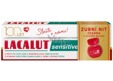 Lacalut Sensitive zubní pasta + zubní nit 75 ml