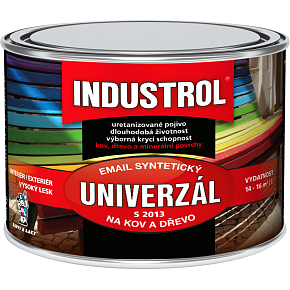 Industrol S2013 universell glänzend Deckfarbe für Metall und Holz, 4550 Signalblau, 375 ml