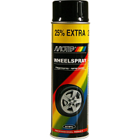 Motip 04018 Spray für Felgen schwarz glänzend, 500 ml