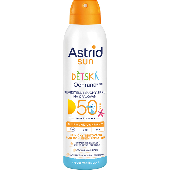 Astrid Sun Kids OF 50 Wet Skin Kinderspray zum Sonnenbaden, 150 ml