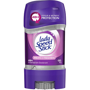 Lady Speed Stick Antiperspirant Gel Breath of Freshness, 65 g