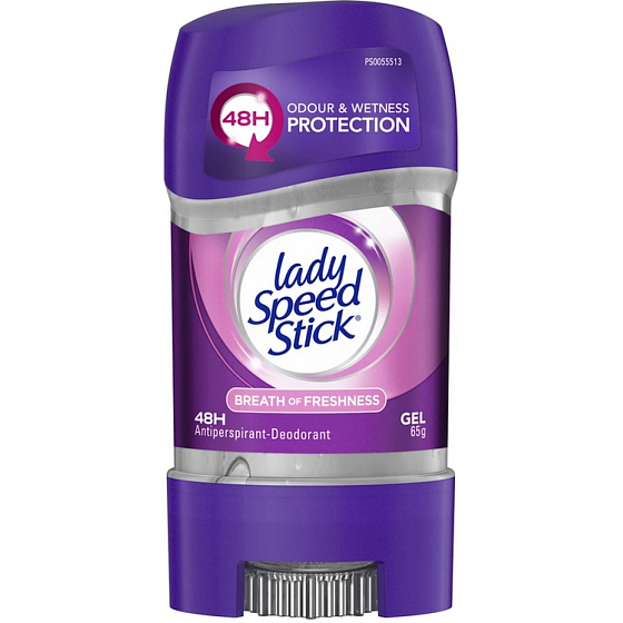 Lady Speed Stick Antitranspirantgel Breath of Freshness, 65 g
