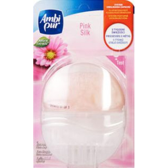 Ambi Pur Pink Seide Toilettenblock Flüssigkeitsvorhang 55 ml