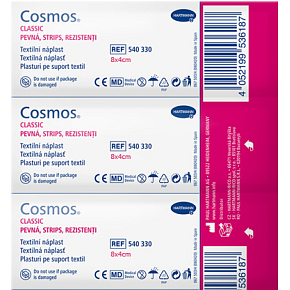 Cosmos Feste Strips Pflaster, 8 × 4 cm, 3 Stk.