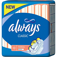 Always Classic Normal Damenbinden, 10 St.