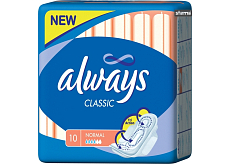 Always Classic Normal Damenbinden, 10 St.