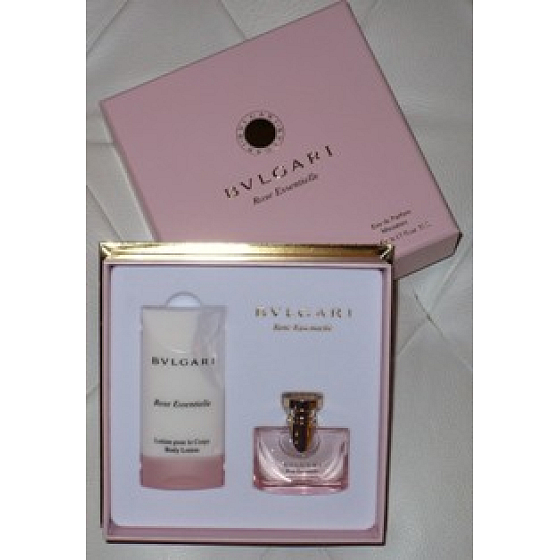 Bvlgari Rose Essentielle EdT 5 ml Eau de Toilette + Körperlotion, Geschenkset