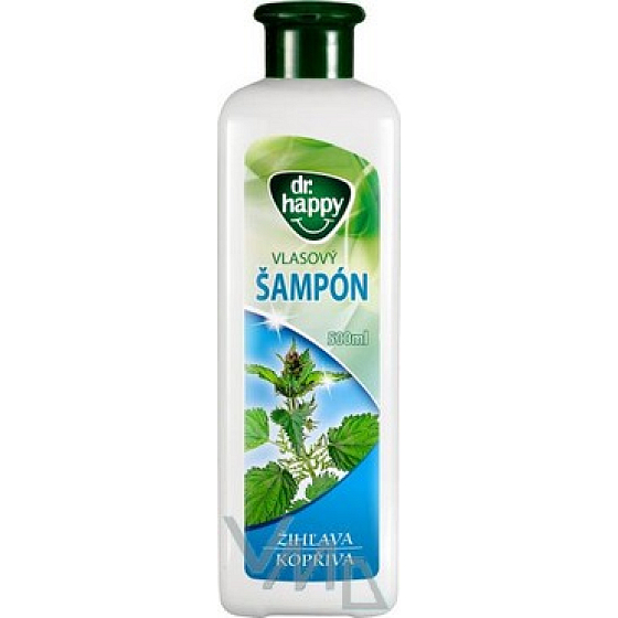 Dr. Happy Nettle für strahlendes und glänzendes Haarshampoo für Haare 500 ml