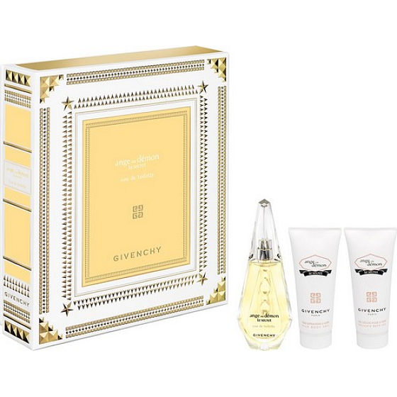 Givenchy Ange oder Démon Le Secret Eau de Toilette 50 ml + Körperlotion 75 ml + Duschgel 75 ml, Geschenkset