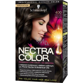 Schwarzkopf Nectra Color Haarfarbe 400 Dunkelbraun