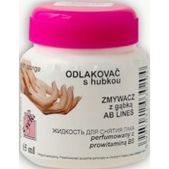 Joko Rose Nagellackentferner mit Schwamm 65 ml