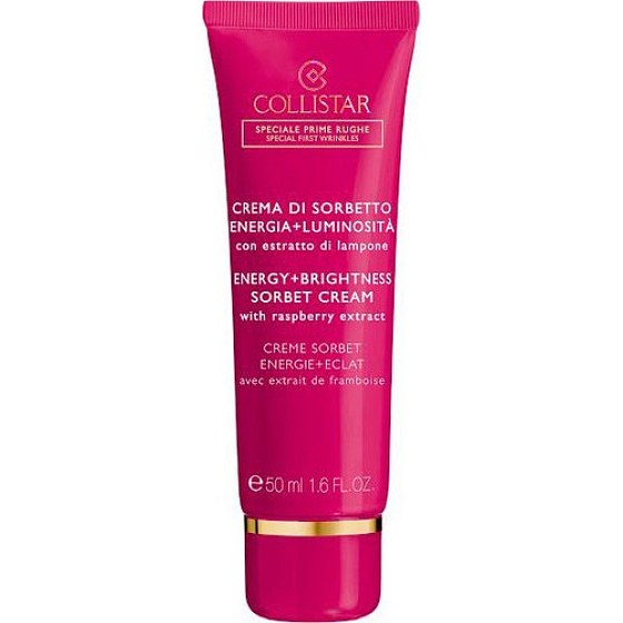 Collistar Energy + Brightness Sorbetcreme mit Himbeerextraktsorbetcreme für erste Falten 50 ml