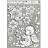 Fensterfolie ohne Kleber Ecke Engel mit Regenbogen Glitter Boy rechts 42 x 30 cm