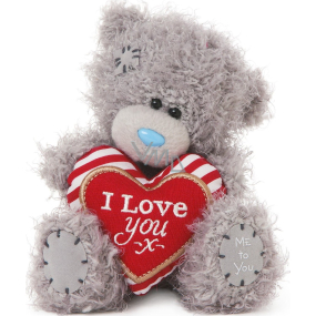 Ich zu dir Teddybär mit Herz mit der Aufschrift Ich liebe dich 13 cm