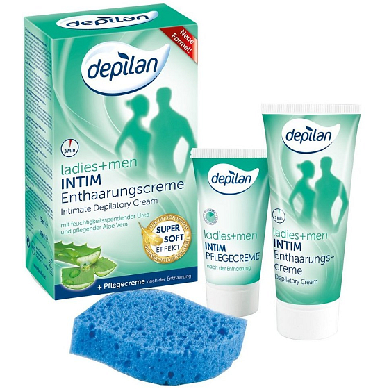Depilan Ladies + Men Intime Intim-Enthaarungscreme 75 + 30 ml
