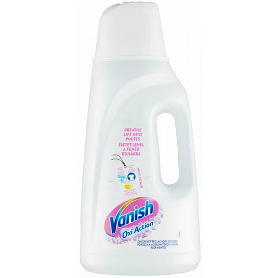Vanish Oxi Action White flüssiger Fleckenentferner 20 Anwendungen 2 l