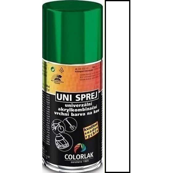 Colorlak Uni Universal Acryl-Kombinationsspray 1000 Weiß Glanz 160 ml