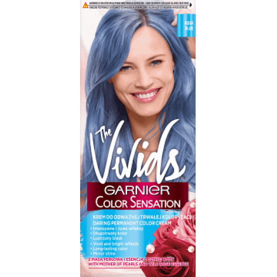 Garnier Color Sensation The Vivids intensive permanente Haarfärbecreme 2.10 Pastellblau