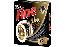 Well Done Fine Black Guard Tücher zur Wiederherstellung von Schwarz, 12 Stk