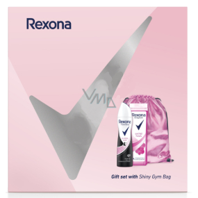 Rexona Orchid Frisches Duschgel für Frauen 250 ml + Invisible Pure Deodorant Spray für Frauen 150 ml + rosa Rucksack, Kosmetikset
