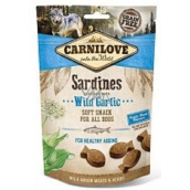 Carnilove Dog Sardines mit Kupfer Knoblauch Knoblauch köstliche halbweiche Behandlung für alle Hunde geeignet, um das Altern von 200 g zu verzögern