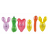 Party Time Aufblasbare Luftballons, Figuren 75 cm 2 Stück