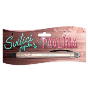 Nekupto Glühender Stift mit dem Namen Pavlína, Touch Tool Controller 15 cm