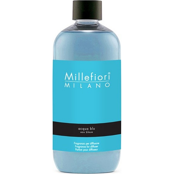 Millefiori Milano Natural Acqua Blu - Wasserblaue Diffusorfüllung für Weihrauchstiele 250 ml
