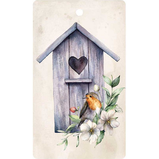 Bohemia Gifts Aromatische Duftkarte Vogel zarten und reinen Duft 11 x 6,3 cm
