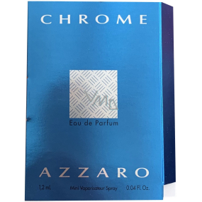 Azzaro Chrome Eau de Parfum für Männer 1,2 ml mit Spray, Fläschchen