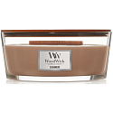 WoodWick Cashmere Duftkerze mit Holzdocht und Deckel Schiff 453 g