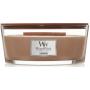WoodWick Cashmere Duftkerze mit Holzdocht und Deckel Schiff 453 g