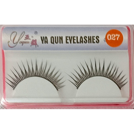 EyelaShes Künstliche Wimpern mit Kleber 027 Schwarz 1 Paar