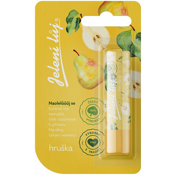 Regina Pear Lippenpomade - Hirschtalg im Blister 4,5 g