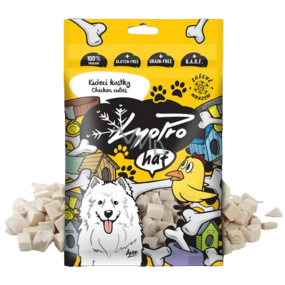 LyoPro haf gefriergetrocknete Hühnerwürfel, Fleischleckerli für Hunde 50 g