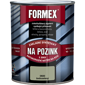 Formex S2003 Grundierung auf verzinktem Metall, Grundfarbe für Metall, 0600 graugrün, 0,6 l Formex S2003 Grundierung auf verzinktem Metall, Grundfarbe für Metall, 0600 graugrün, 0,6 l