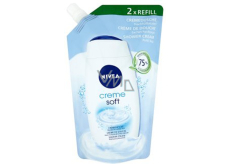 Nivea Creme Soft, sprchový gel, náhradní náplň, 500 ml